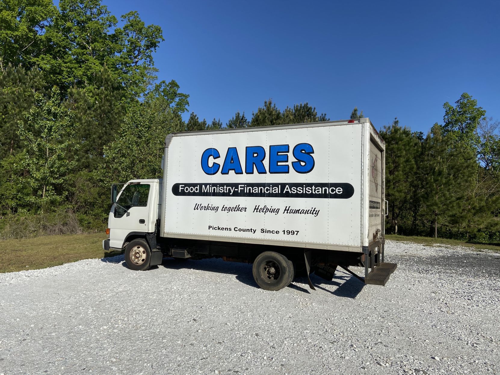 Trinity Church donations filled this truck 14 times